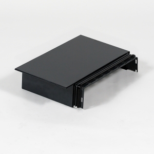 Mauerabdeckung mit Rillenhalter - Alu Beschichtet